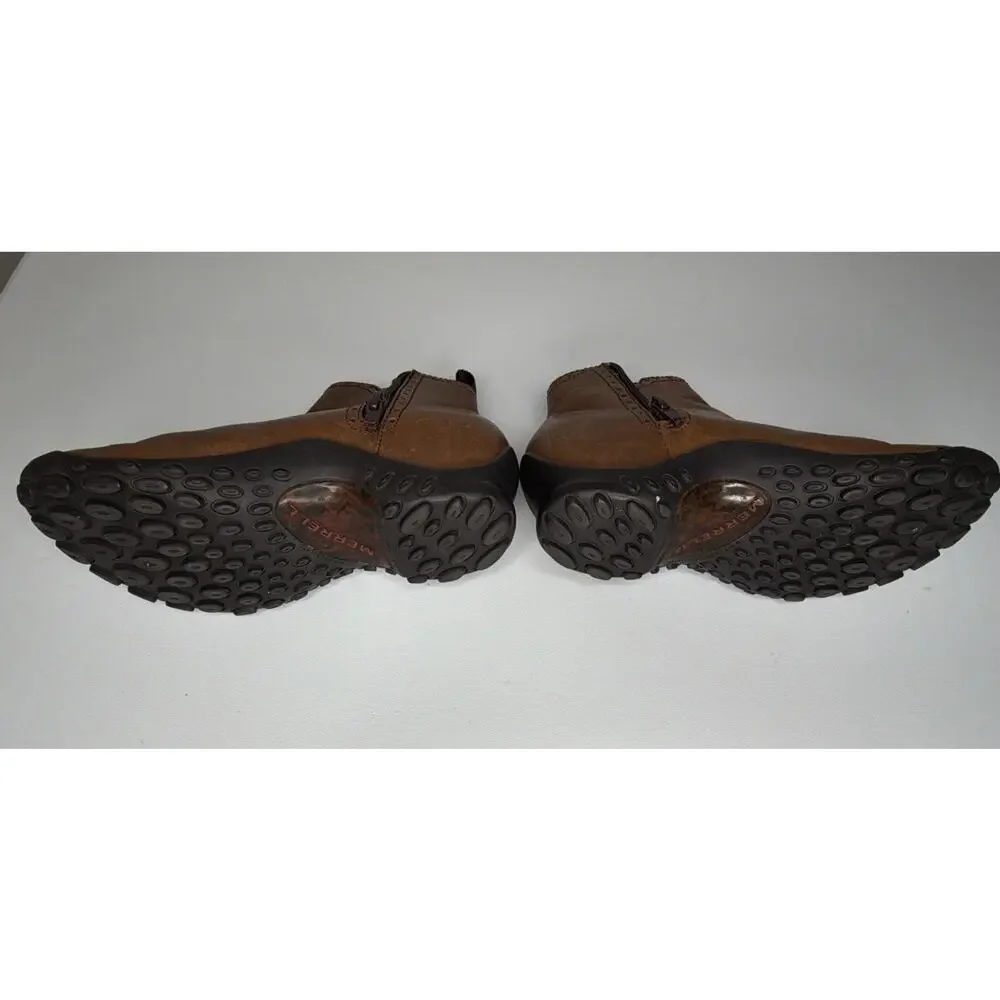 Merrell Plaza Mid Saddle Leather Chelsea Waterproof Performance Ankle Size 5.5
